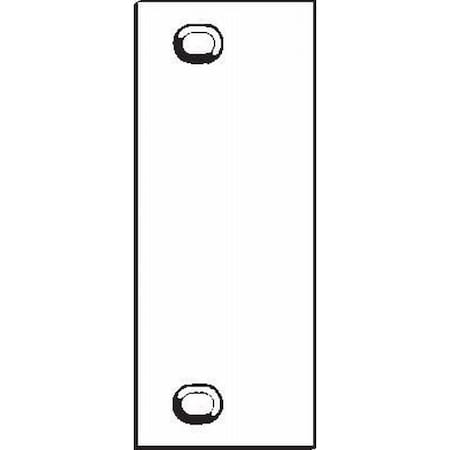 Don-Jo 1-3/4" x 4-1/2" Door Hinge Filler Plate HF45BP